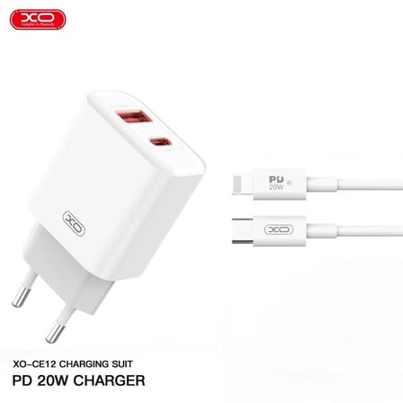 CE12(EU) 20W QC PD Fast Hızlı TYPE-C Şarj Aleti Cihaz Başlığı Telefon Şarjı Güç Adaptörü
