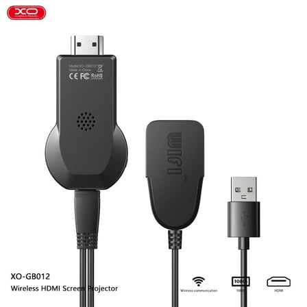 GB012 Kablosuz HDMI Ekran Yansıtma Projektörü Görüntü Aktarıcılar