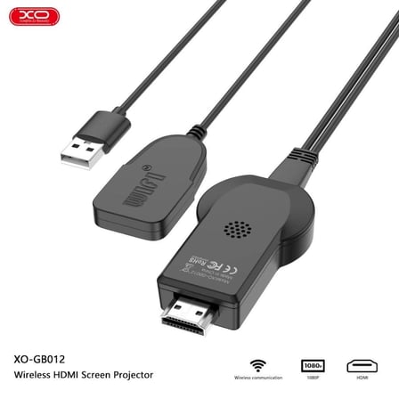 GB012 Kablosuz HDMI Ekran Yansıtma Projektörü Görüntü Aktarıcılar