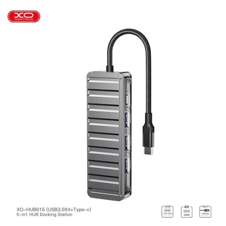 Type-C 4 Portlu USB 3.0 Veri Aktarıcı Çoklayıcı HUB Çalışma Cihaz Yardımcı