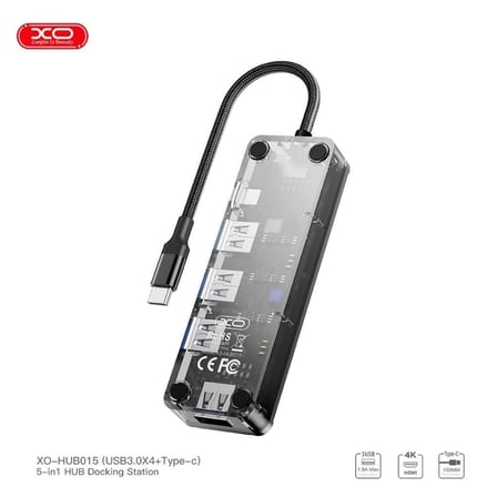 Type-C 4 Portlu USB 3.0 Veri Aktarıcı Çoklayıcı HUB Çalışma Cihaz Yardımcı