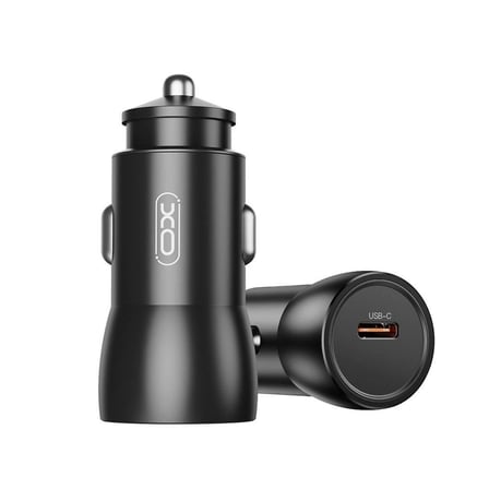 CC57 Akıllı Metal Tek C Portlu Araç Şarj Cihazı 25W Cihaz Şarjı Çakmaklık Aleti Sürüş Gereci
