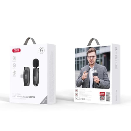 MKF08A Kablosuz Yaka Mikrofonu – Type-C Sosyal Medya Röportaj Aleti Telefon Aracı