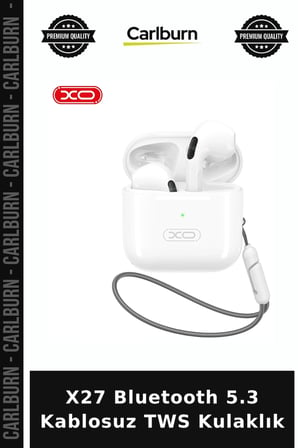 X27 Bluetooth 5.3 Kablosuz TWS Kulaklık Günlük Eşya Müzik Aleti Taşınabilir Aygıt
