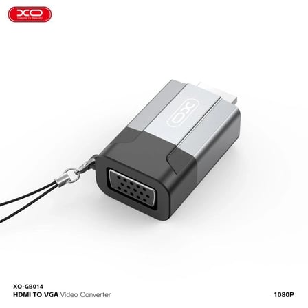 HDMI to VGA Video Dönüştürücü Adaptör (GB014) 1080P Görüntü Aktarıcı Ofis Gereçleri İletişim Ucu