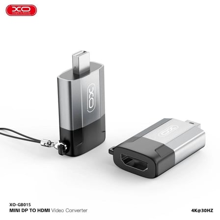 Mini DP to HDMI Video Dönüştürücü Adaptör GB015 4K Görüntü Kablosu Taşınabilir Parça Cihaz Aksesuarı
