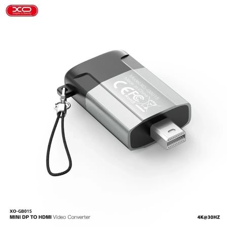 Mini DP to HDMI Video Dönüştürücü Adaptör GB015 4K Görüntü Kablosu Taşınabilir Parça Cihaz Aksesuarı