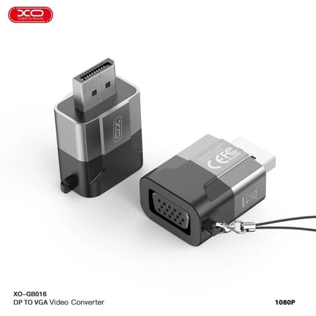 DP to VGA 1080P Video Dönüştürücü Bağlantı Kablosu (GB016) Ofis Gereci
