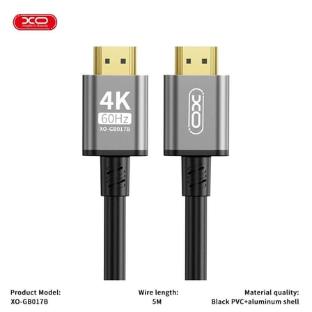 GB017B HDMI Dijital 4K 5M Data Veri Aktarım Bağlantı 60Hz Ofis Monitör Kablosu