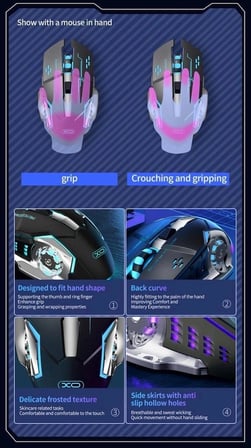 Kablolu Mouse Fonksiyonel Bilgisayar Günlük Kullanım