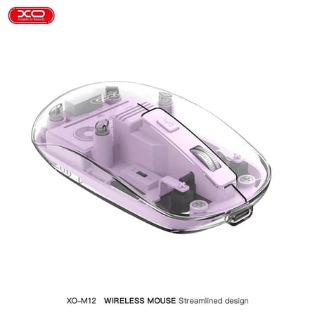 M12 Bt+2.4G USB Şeffaf Kablosuz Mouse Elektronik Bağlantı