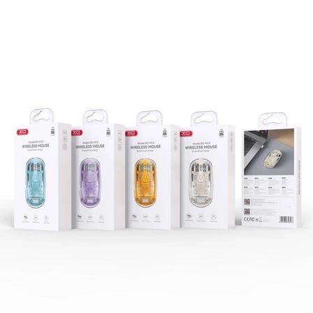 M12 Bt+2.4G USB Şeffaf Kablosuz Mouse Elektronik Bağlantı