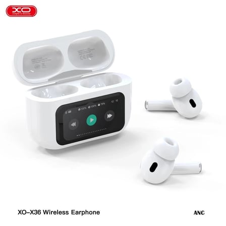 ANC Aktif Gürültü Engellemeli Dokunmatik Ekran Bluetooth Kulaklık X36 İletişim Cihaz