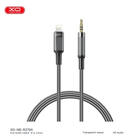 Lightning to 3.5mm Aux iPhone ve iPad Uyumlu 1 Metre Ses Aktarım Kablosu Cihaz Adaptör Kablo