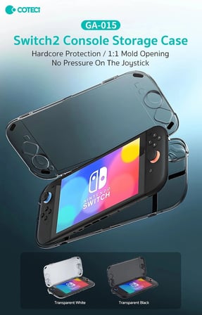 COTECi Nintendo Switch 2 Koruyucu Taşıma Çantası Cihaz Kılıfı Aksesuar Kabı Oyun Aksesuarı