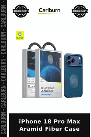 iPhone 18 Pro Max Aramid Fiber Case Teknik Parça Manyetik Koruma Telefon Aksesuarı