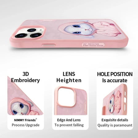 iPhone 14 Pro | Suni Deri Kılıf 3D Genç Hediyesi Şık Aksesuar Stil Sahibi