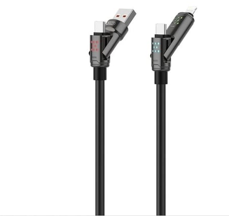 NB-295 Işıklı Göstergeli Hızlı Şarj Data Kablosu 4'ü Telefon Aksesuarı Donanım Pratik