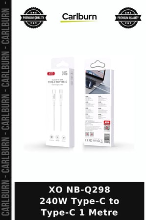 XO NB-Q298 240W Type-C to Type-C 1 Metre Dosya Transferi Cihaz Aksesuarı Telefon