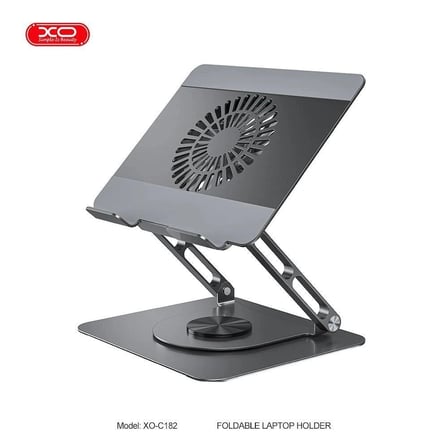 C182 Fanlı Metal 360° Dönebilen 17,3 İnç Standı Düzenleyici Cihaz Aksesuar