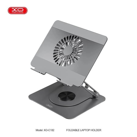 C182 Fanlı Metal 360° Dönebilen 17,3 İnç Standı Düzenleyici Cihaz Aksesuar