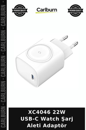 XC4046 22W USB-C Watch Şarj Aleti Adaptör Cep Şarjı Hızlı Başlık
