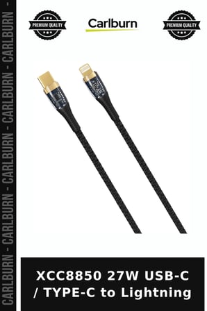 XCC8850 27W USB-C / TYPE-C to Lightning Kolay Kullanım Teknik Parça Akıllı Kablo