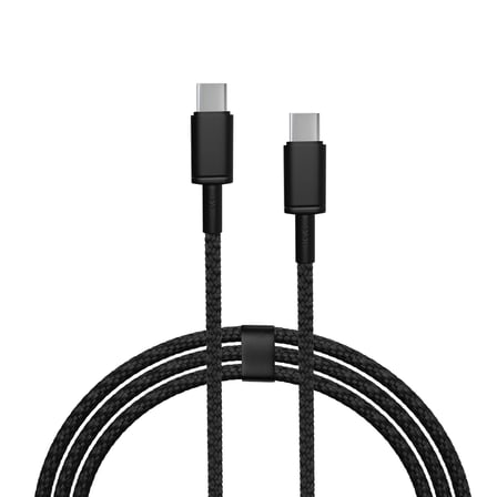 XCC8910 65W QC 3.0 Destekli USB-C 1.2 Metre Hasır Taşınabilir Parça Mobil Aksesuar Telefon Aksesuarı