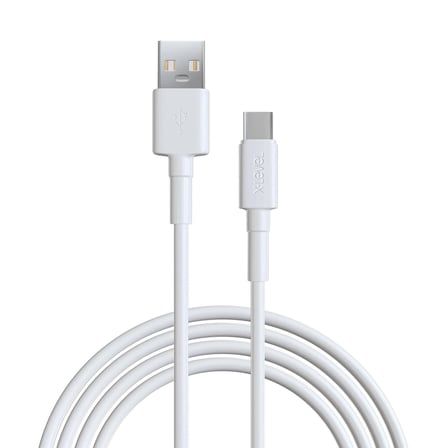 XCC8502 27W USB-A to USB-C 2 Metre Silikon Data Şarj Veri Kablosu Pratik Yedek Parça Seyahat Gereci