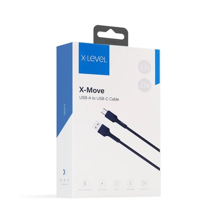 XCC9002 27W 3.3A Hızlı USB-A to USB-C 1.2 Metre Bağlantı Aparatı Seyahat Gereci