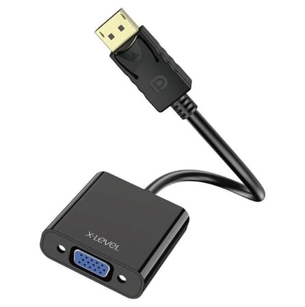 X-LEVEL XCC7801 DP TO VGA Bilgisayar Parçası Sinyal Kablosu Çalışma Masası