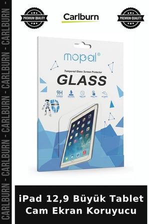 iPad 12,9 Büyük Tablet Cam Ekran Koruyucu Cihaz Aksesuar Şeffaf Film
