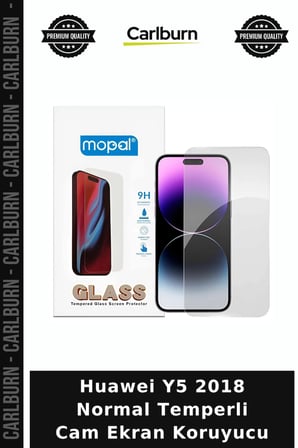 Huawei Y5 2018 Normal Temperli Cam Ekran Koruyucu Cihaz Aksesuarı Aksesuar Telefon Ekranı