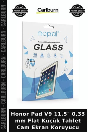 Honor Pad V9 11.5" 0,33 mm Flat Küçük Tablet Cam Ekran Koruyucu Dokunmatik Film Cihaz Kalkanı