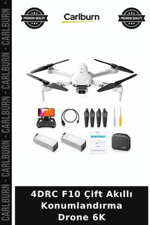4DRC F10 Çift Akıllı Konumlandırma Drone 6K Pilot Eğlence Dijital