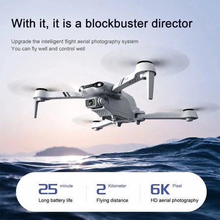 4DRC F10 Çift Akıllı Konumlandırma Drone 6K Pilot Eğlence Dijital