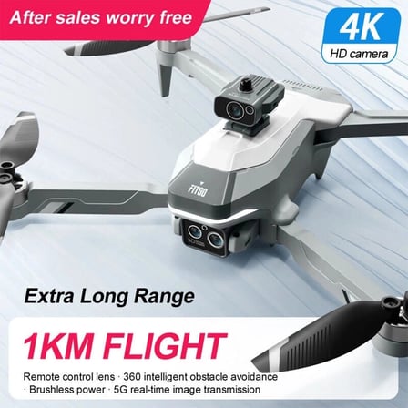 4DRC M2S Drone GPS 4K HD Çift Kamera 3 Batarya Mobil Çekim Aracı Fotoğraf