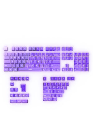 Klavye Keycaps Tuş Başlıkları, 153 Tuş, PBT Boya Süblimasyonlu PC Mekanik Klavye Uyumludur.
