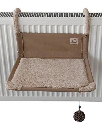 Akat Cosy Comfort Kedi Kalorifer Yatağı (kapuçino) (5 cm İNCE panel radyatörler için)