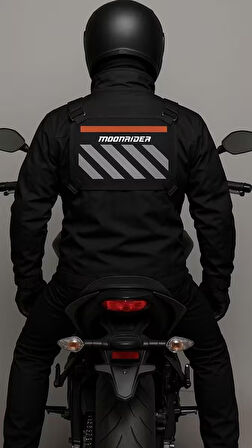 Reflektörlü Motosiklet Göğüs Çantası Yelek Tipi Geniş Hacimli premium unisex motorcu & koşu çantası