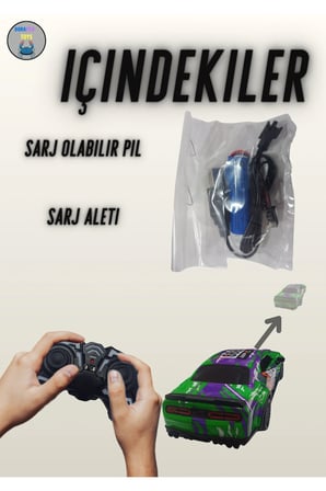 20Km Hız 1:16Ölçek Şarjlı 2.4Ghz 20km Motor Sesli Full Fonksiyon Işıklı Araba