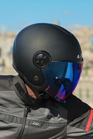 CLASSY MAT SİYAH KASK