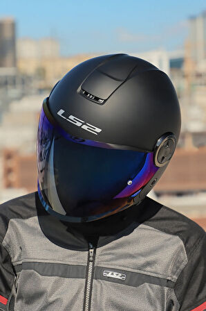 CLASSY MAT SİYAH KASK