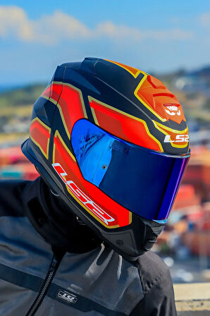 STORM 2 FOGGY MAT SİYAH-KIRMIZI KASK