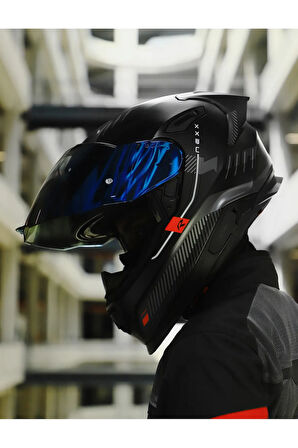 Y.100R BARON MAT SİYAH KASK