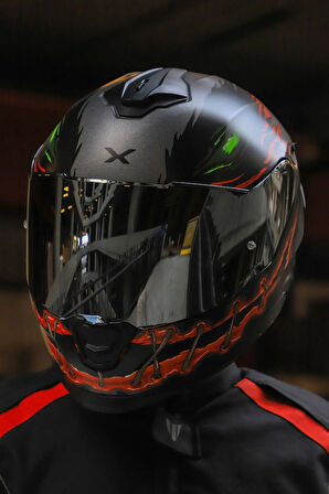 Y.100R NIGHT RIDER MAT SİYAH KASK
