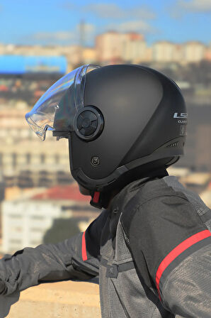 CLASSY MAT SİYAH KASK