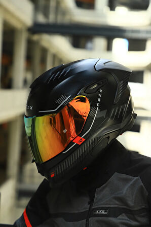 Y.100R BARON MAT SİYAH KASK