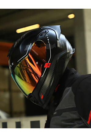 Y.100R BARON MAT SİYAH KASK