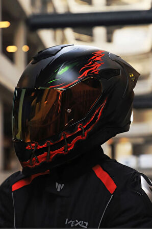 Y.100R NIGHT RIDER MAT SİYAH KASK